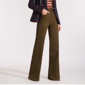 VERONICA BEARD crosbie wide leg high rise pants